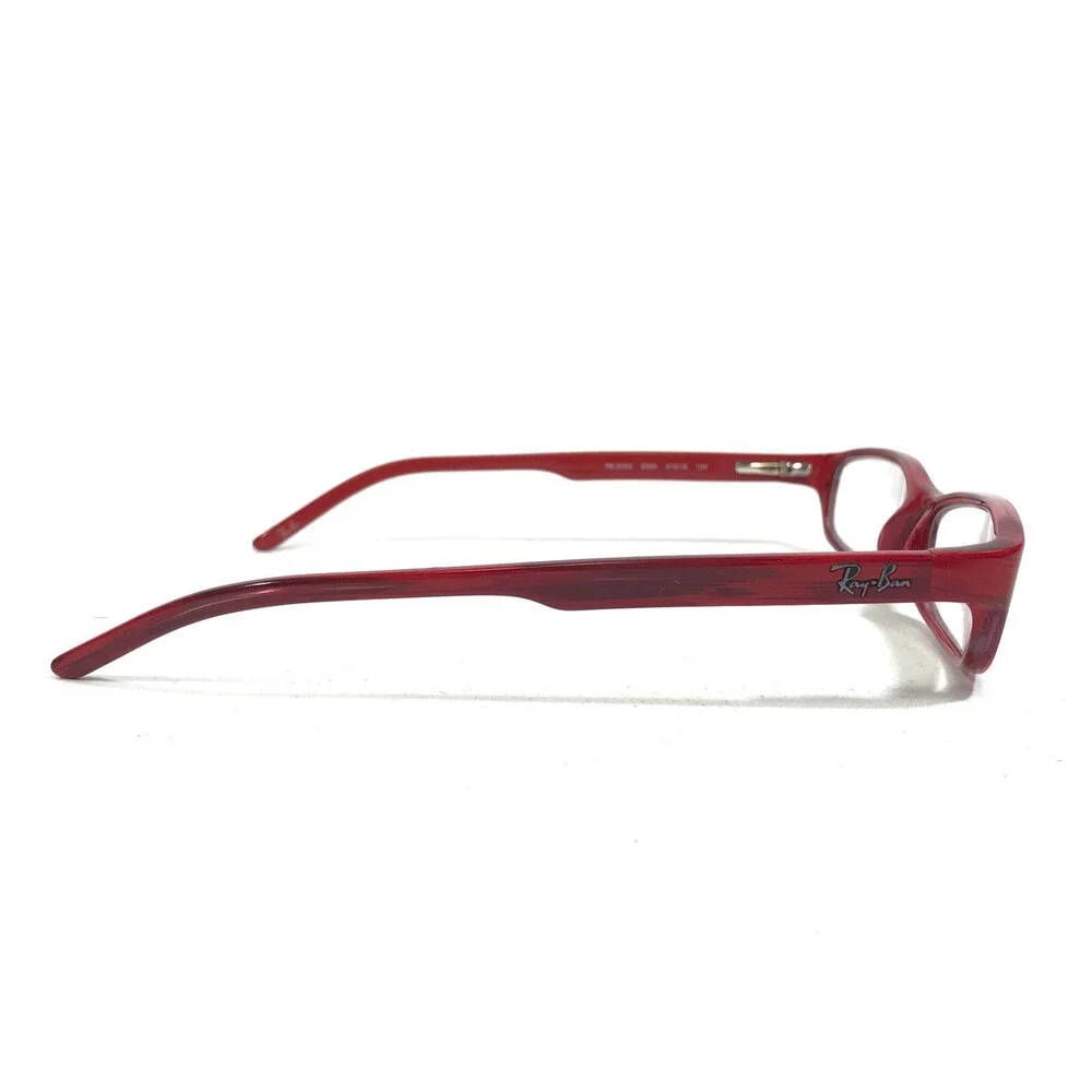 Ray-Ban RB5052 2090 Eyeglasses Frames Red Rectangular Full Rim 51-16-135